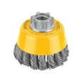 thumbnail image 3 of Dewalt Accessories DW4910 3in. Knotted Steel Cup Wire Brush, 3 of 9
