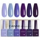 thumbnail image 1 of Set de esmaltes de uñas en gel CANNI, 6 colores, 9 ml, sin hema, para manicura, 1 of 9