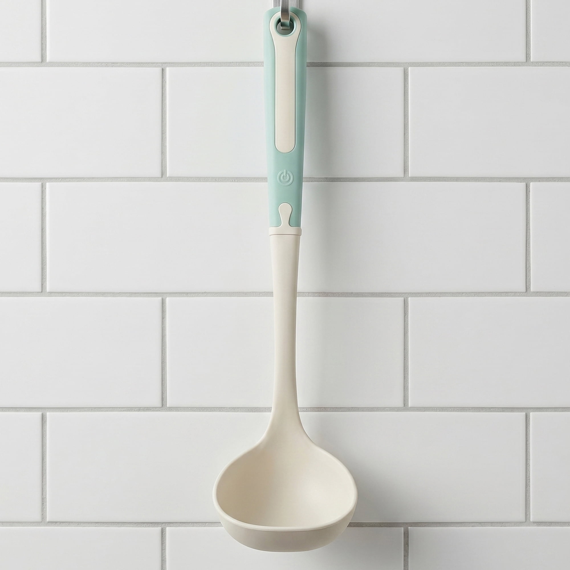 Unique Bargains Heat Resistant Cooking Silicone Soup Spoon for Cookware A 13.6"x3.3"