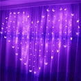 thumbnail image 1 of Love Heart / Butterfly Shape Hanging LED Window Cortina Cadena de luz Impermeable Serie de lámparas para el hogar Yuarrent JR0688-06, 1 of 7
