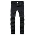 thumbnail image 1 of Pantalones largos para hombre, ajustados, elásticos, rectos, casuales, de moda, largos, 1 of 8