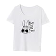 thumbnail image 3 of Camiseta de mujer Trajes de Pascua Disfraz Moda Camiseta de manga corta para viaje de vacaciones S, 3 of 7