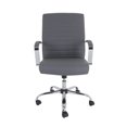 thumbnail image 1 of Grand&Eight Chaise de Direction en Cuir Drake - Gris, 1 of 7