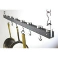 thumbnail image 1 of Concept Housewares PR-40215 36 Inch Ceiling Rack Anthracite Grey Pot Rack, 1 of 1