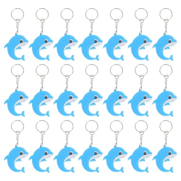 21 Pcs Dolphin Keychains Mermaid Keychain Keyrings Keychain Hanging Pendant 2022 Graduation Keychain Dolphin Keyring
