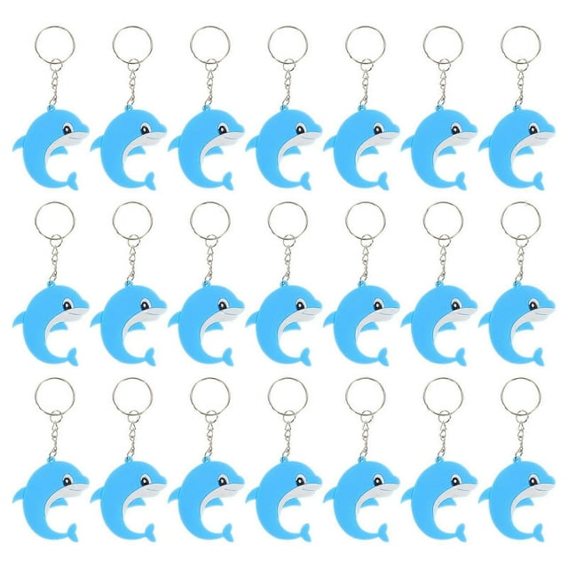 21 Pcs Dolphin Keychains Mermaid Keychain Keyrings Keychain Hanging Pendant 2022 Graduation Keychain Dolphin Keyring