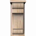 thumbnail image 2 of 7 1/2"W x 10"D x 18"H New Brighton Smooth Corbel w/Backplate, Douglas Fir, 2 of 9
