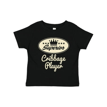 

Inktastic Cribbage Player Vintage Superior Gift Toddler Boy or Toddler Girl T-Shirt