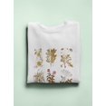 thumbnail image 3 of Antique Floral Grid Ii Sweatshirt Women -Vision Studio Designs, Female x-Large, 3 of 4