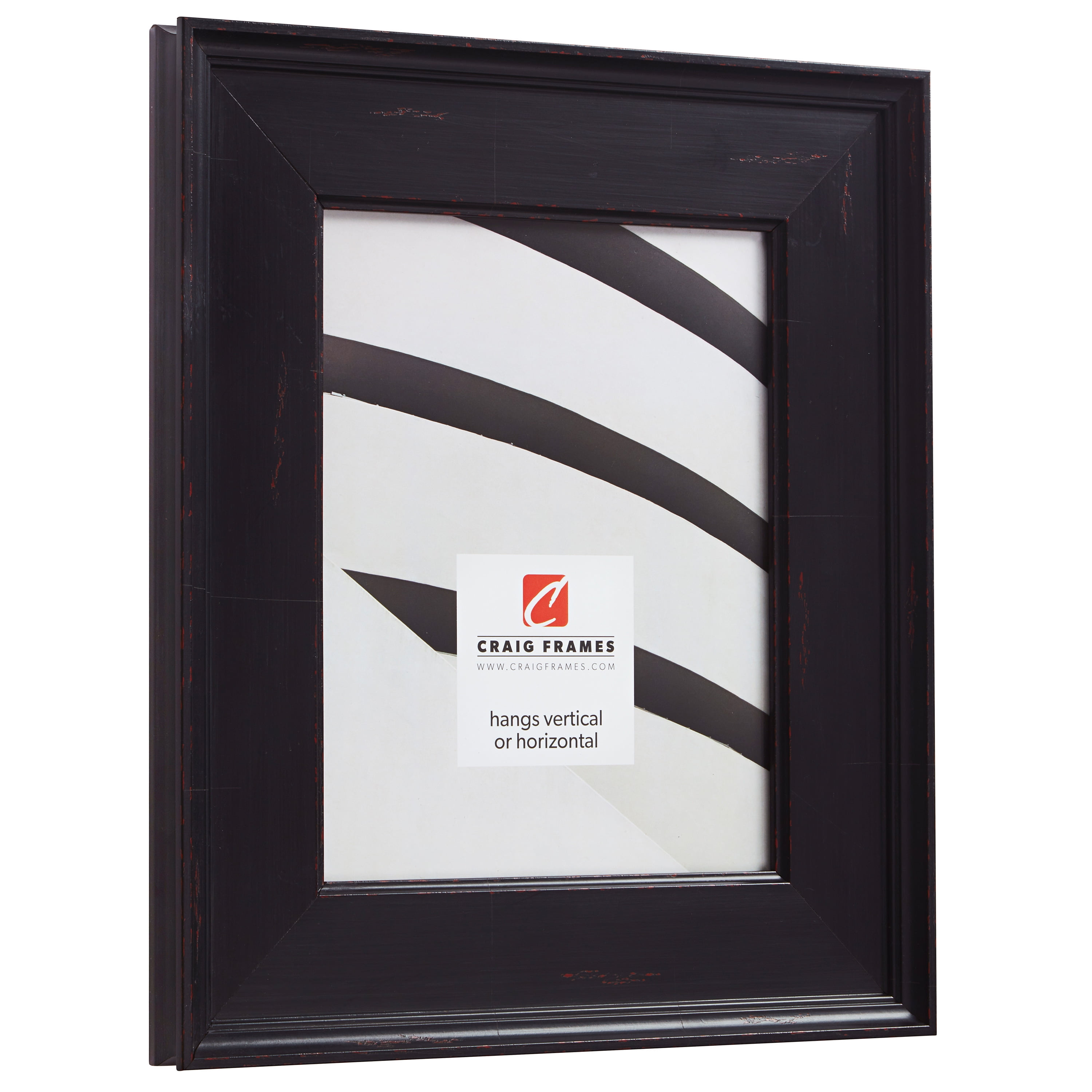 Craig Frames Maison, 18x24 inch Picture Frame, Antique Black