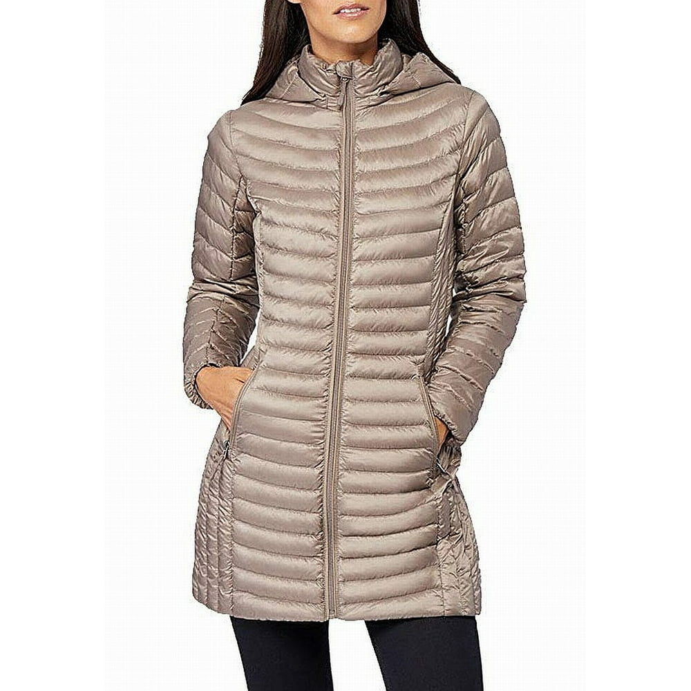 32 Degrees - Womens Jacket Taupe Ultra-Light Down Packable XS - Walmart ...