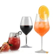 Transparent Plastic Glasses 510ml (17.2 oz), Pack Of 6