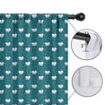 thumbnail image 4 of Blackout Kids Curtains,Dark Green Cartoon Unicorn Pattern Childrens Insulated Curtains Set Of 2,Bedroom Essentials,Toddler Room Decor 42"x54", 4 of 5