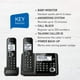 Panasonic Téléphone et Répondeur Sans Fil Grand Public KX-TGF342B avec 2 Combinés – image 3 sur 5