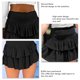 thumbnail image 4 of Falda con dobladillo con volantes, falda de cintura alta con volantes y dobladillo con volantes para mujer, falda corta con volantes Mejora tu experiencia, 4 of 5