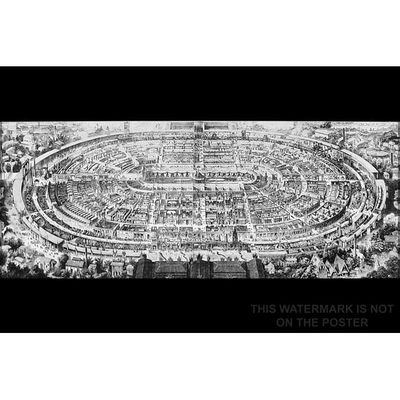 24"x36" Gallery Poster, Exposition Universelle of 1867 was a World Exposition held in Paris, France, in 1867