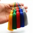 thumbnail image 5 of U8MO 3'' rayon Ice Silk Earrings Tassel Trim Pendant Jewelry Making DIY Tassels-green, 5 of 9