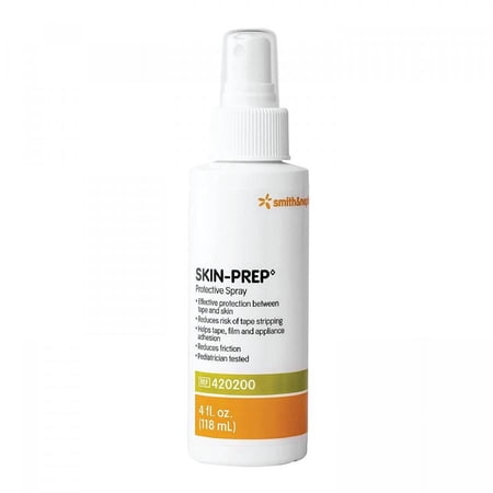 Skin-Prep Skin Prep Spray, Disiloxane/Hexamethyl, Unscented, 4 Oz. Pump Bottle, Non-Sterile, 4 Count