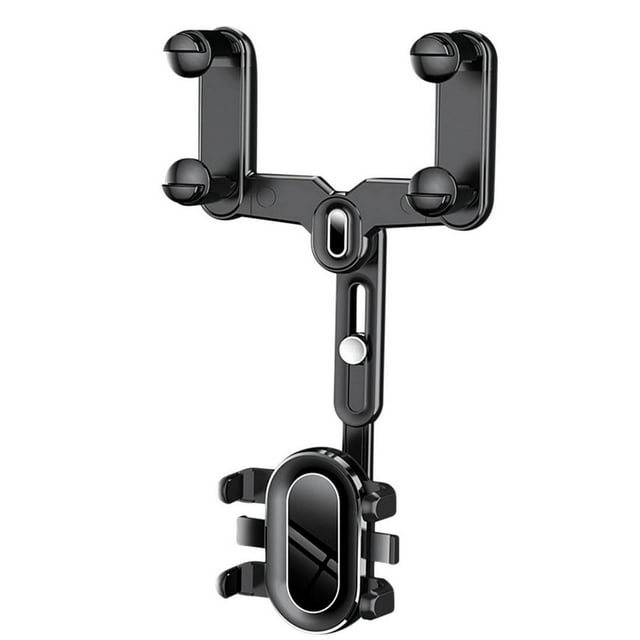 Support de Téléphone pour Voiture Rétroviseur Support de Téléphone Rotatif et Rétractable Voiture Support de Téléphone Support de Rétroviseur Support de Téléphone pour Voiture Compatible