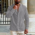 thumbnail image 6 of qucoqpe Linen Shirts for Men Casual Button Down Long Sleeve Tops Summer Fashion Breathable Beach Hawaiian Blouse, 6 of 8