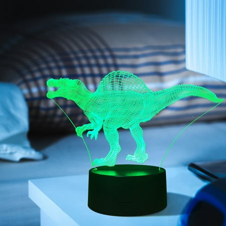 

Tagold Children 3D Dinosaur Night Light 7 Color Variations USB Dinosaur Night Light Children s Birthday Gift Home Decoration