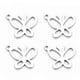 thumbnail image 4 of Colgantes de mariposa Baoblaze Acero inoxidable 20 piezas 9.8 x 12.3 mm, 4 of 8