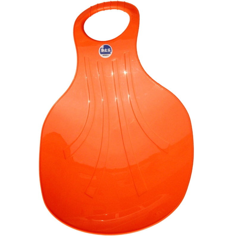 Kids Winter Snow Sled Boat Sledge Toboggan Glider Red Color:Orange by GlowSol