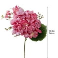 thumbnail image 3 of Todaioua Fall Hydrangea Artificial Flowers for Decoration, Fall Artificial Flowers Floral Stems for Centerpieces, 13.3" Falls Silk Flower Fake Flower Bouquet for Autumn Farmhouse Wedding Decor, 3 of 9