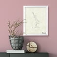 thumbnail image 2 of Chair, 5 x 7 White FRAMED Print Yoga Wall Art, 2 of 2