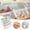 Blue, variant on MTBLYS Refrigerator Organizer Pull Out Storage Box Expandable Drawer Shelf Kitchen Food Container 12.6 X 7.9 X 3.9 Inches Produce Tray for Fruits and Vegetables Fridge Space Saver
