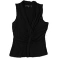 thumbnail image 2 of Blusa sin mangas Ruch Max Studio London para mujer negra grande, 2 of 2