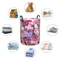 thumbnail image 4 of Hello Kitty Laundry Hamper, Dirty Clothes Hamper Storage Basket for Bathroom Bedrooms, Circular Hamper with Handles, Gifts for Boys Girls Men Women, 4 of 8