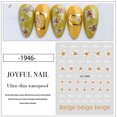 thumbnail image 5 of Pegatinas para decoración de uñas, ultrafinas, con degradado, pequeñas flores blancas, semitransparentes, pequeñas tiras de crisantemo, pegamento, red roja con calcomanías, 5 of 5