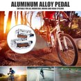thumbnail image 4 of Pedales de bicicleta de montaña Pedal plano de bicicleta reflector de aleación de aluminio ultraligero JShteea  El nuevo, 4 of 7