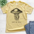 thumbnail image 2 of Kids Don't Be Jelly Shirt, Youth Kids Boy Girl T-Shirt, Jelly Fish Shirt, Fishing Shirt, Fish T-shirt, Yellow, Small, 2 of 4