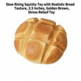 thumbnail image 2 of Slow Rising Squishy Toy with Bread Texture, 3.5 Inches, Golden Brown, Relaxation Toy, 2 of 3