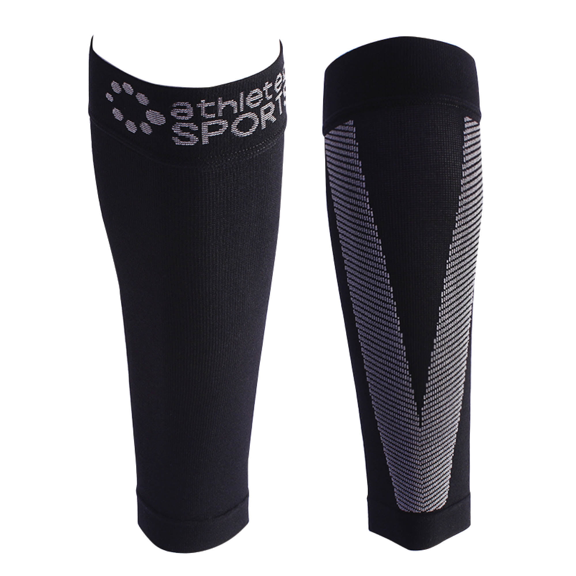 Compression Calf Sleeves Pair Shin Splints Running Support Guards Socks Cycling. 