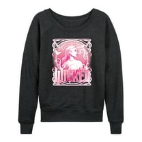 Wicked - Glinda Portrait Logo - Women's French Terry Pullover Sweatshirt