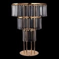 thumbnail image 6 of Modern Gold 3-Tier Crystal Flower Stand - Elegant Wedding Party Decor, Sturdy & Easy Assembly, Holds Up to 17.6 lbs, 6 of 10