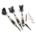 thumbnail image 4 of Exquisito juego de dardos con punta de acero premium: dardos profesionales, barriles de latón, dardos con punta de metal, plumas adicionales, herramienta para dardos, afilador de dardos, est, 4 of 4