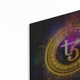 thumbnail image 2 of Luxe Metal Art 'Tezos Crypto Halo' by Epic Portfolio Metal Wall Art, 12"x12", 2 of 7