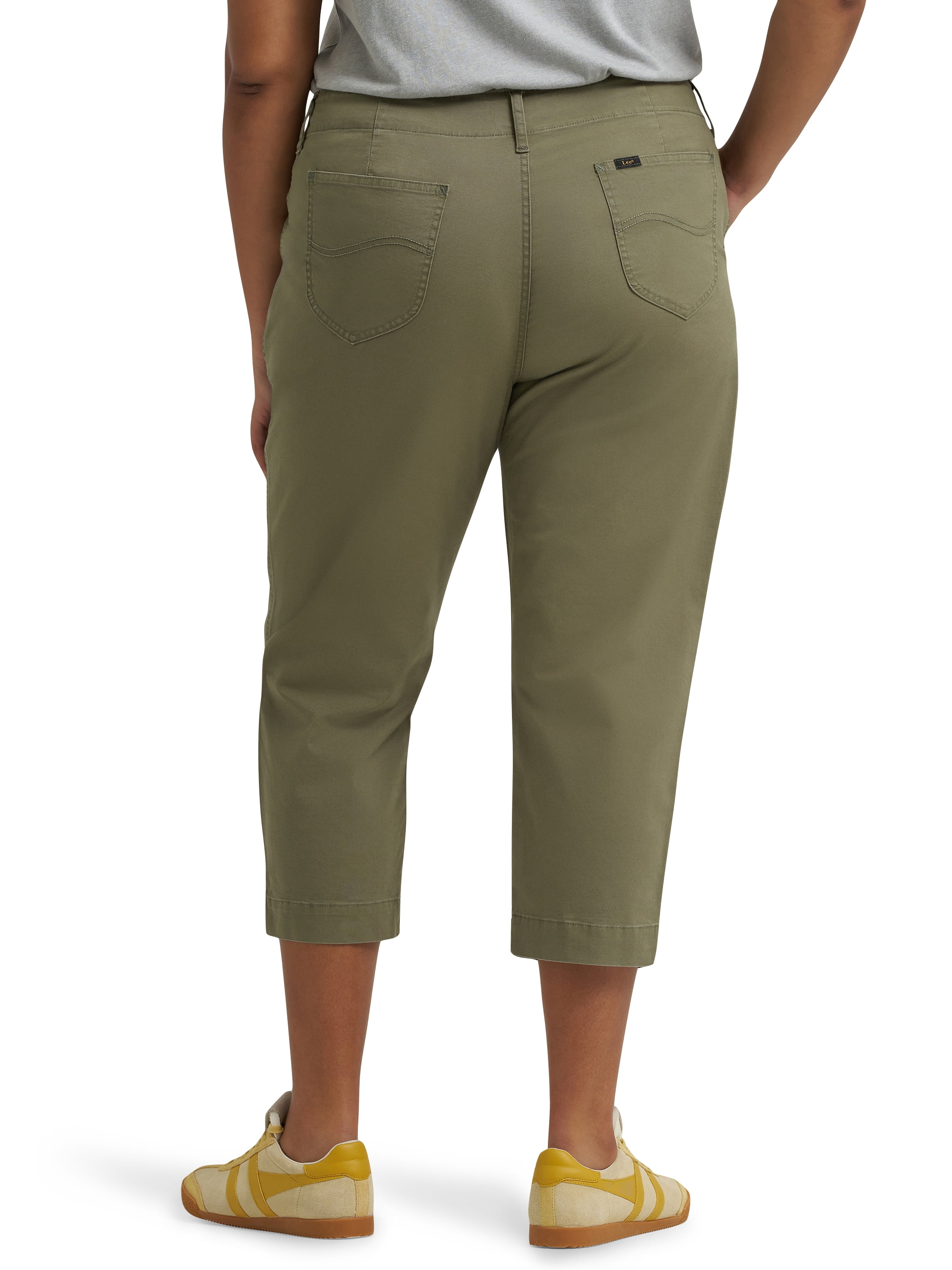 Lee® Women's Plus Mid Rise Capri, Sizes 16W-26W