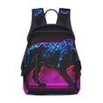 thumbnail image 1 of Balery Futuristic Purple Panther A、 Mochila ligera para hombre y mujer: duradera e impermeable, ideal para la escuela, el trabajo, viajes y uso diario., 1 of 7