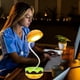 thumbnail image 5 of Lámpara de mesa plegable con forma de hamburguesa Zhouqiannn con almacenamiento Lámpara de noche con forma de hamburguesa Lámpara de noche con forma de hamburguesa Luces de noche de tres modos Luz de, 5 of 7