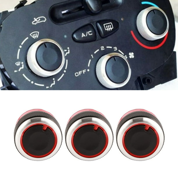 Perilla De Interruptor De Aire Acondicionado, Perilla De Control De Clima Elegante Para Reemplazo De Interruptores Interiores De Coche Para Citroen C2