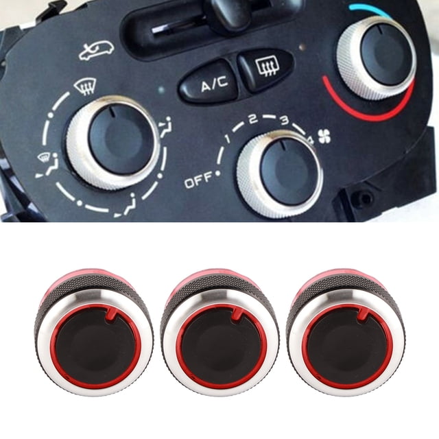 Perilla De Interruptor De Aire Acondicionado, Perilla De Control De Clima Elegante Para Reemplazo De Interruptores Interiores De Coche Para Citroen C2