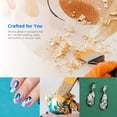 thumbnail image 2 of Rolio Metallic Foil Flakes, 3 Bottles (Gold, Copper, and Silver), Imitation Gold Foil Flakes for Epoxy, Nail Art, Painting, DIY Arts & Crafts, Slime, Face & Eye Makeup, Resin Jewelry 5g/0.17 oz Each, 2 of 5