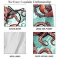 thumbnail image 4 of luoweisi Men's Beach Shorts Quick Dry Swim Trunks with Mesh Lining Octopus M, 4 of 5