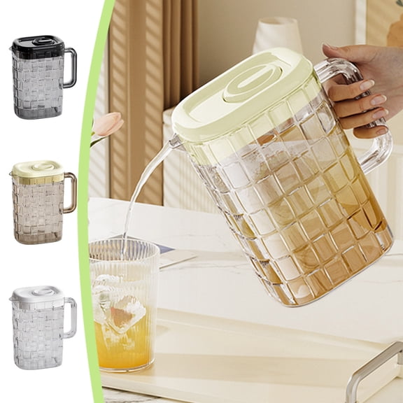 Muecwrye Cold Water Kettle, Light Luxury 2L Large Capacity Cool White Water Kettle for Living Room with Cup Set
