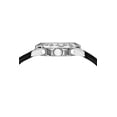 thumbnail image 2 of Preston Silicone Silver Tone & Black Men's Multifunction Watch 1037APRR, 2 of 5